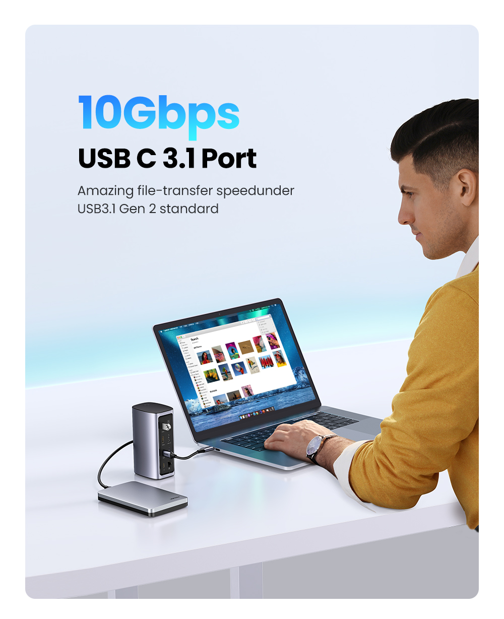 Dock chuyen doi USB C 12 in 1 Ugreen CM555 90325 img 6602801f69a0d