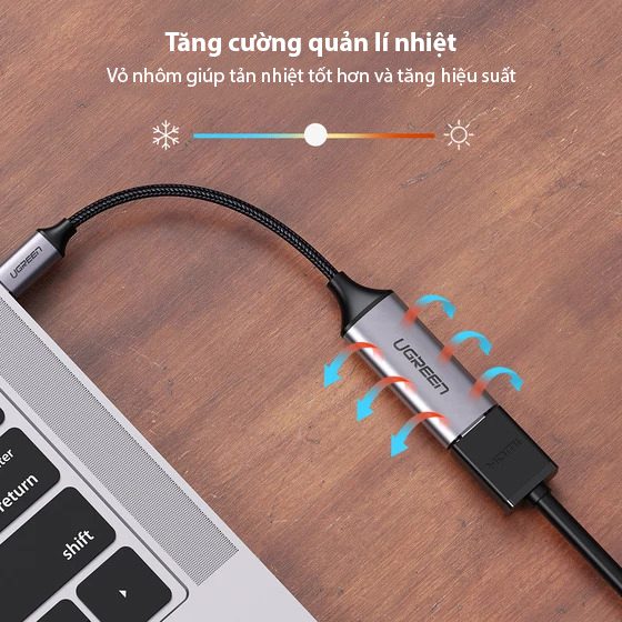 Cáp chuyển Type C sang HDMI UGREEN 70444 Độ phân giải 4K@60Hz