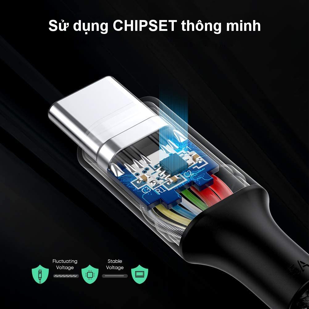 Cáp sạc nhanh Type C PD100W UGREEN US316 - Sạc nhanh cho Macbook Air / Macbook Pro / iPad Pro 2020 / Samsung / Xiaomi / PD Laptop