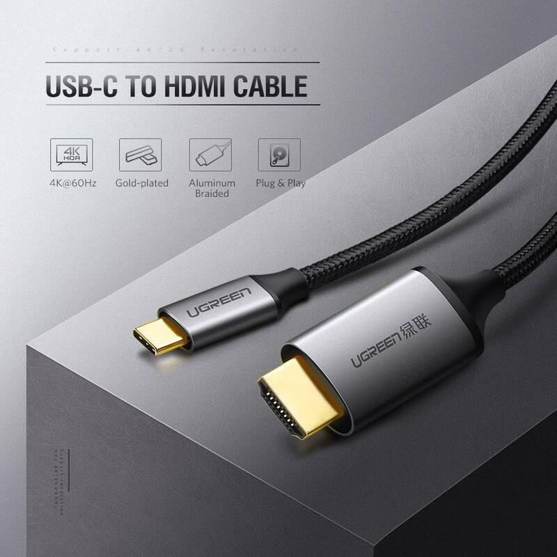 Cáp chuyển Type-C sang HDMI UGREEN MM142