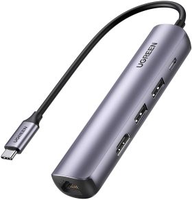 Hub chuyển đổi USB C 5 in 1 Ugreen CM418 10919